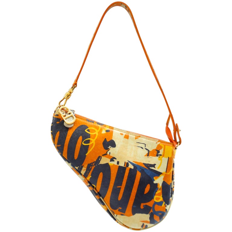 1990s Christian Dior Galliano Era Saddle Bag at 1stDibs