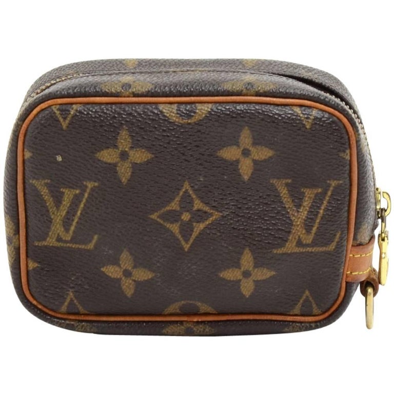 Louis Vuitton Monogram Canvas Trousse Wapity Mini Pouch Wrist Bag at 1stDibs