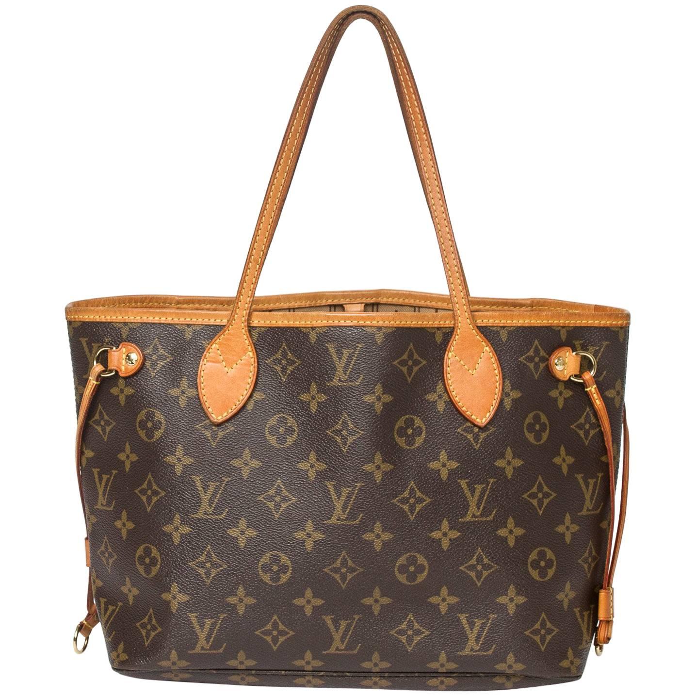 Louis Vuitton Neverfull PM in brown monogram canvas