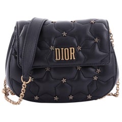 Christian Dior Dio(r)evolution Round Clutch with Chain Studded Leather Small