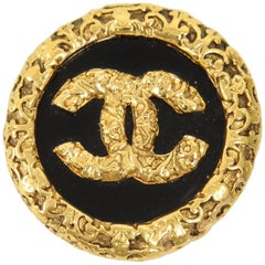 Chanel Gold Metal Vintage Brooch, 1990s