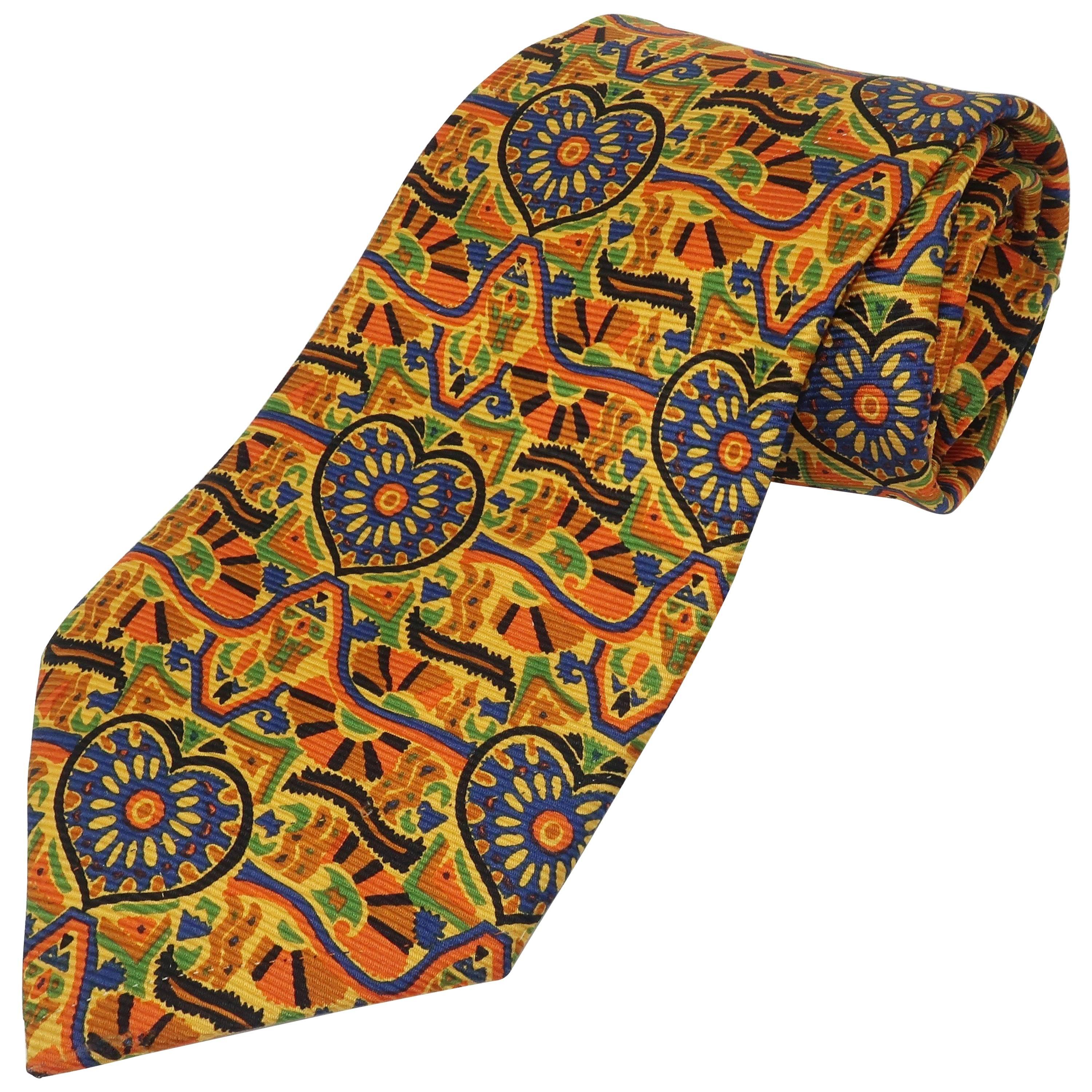Vintage Christian Lacroix Men's Silk Necktie