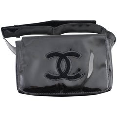 Chanel Patented VIP Gift Leather Belt Bag  