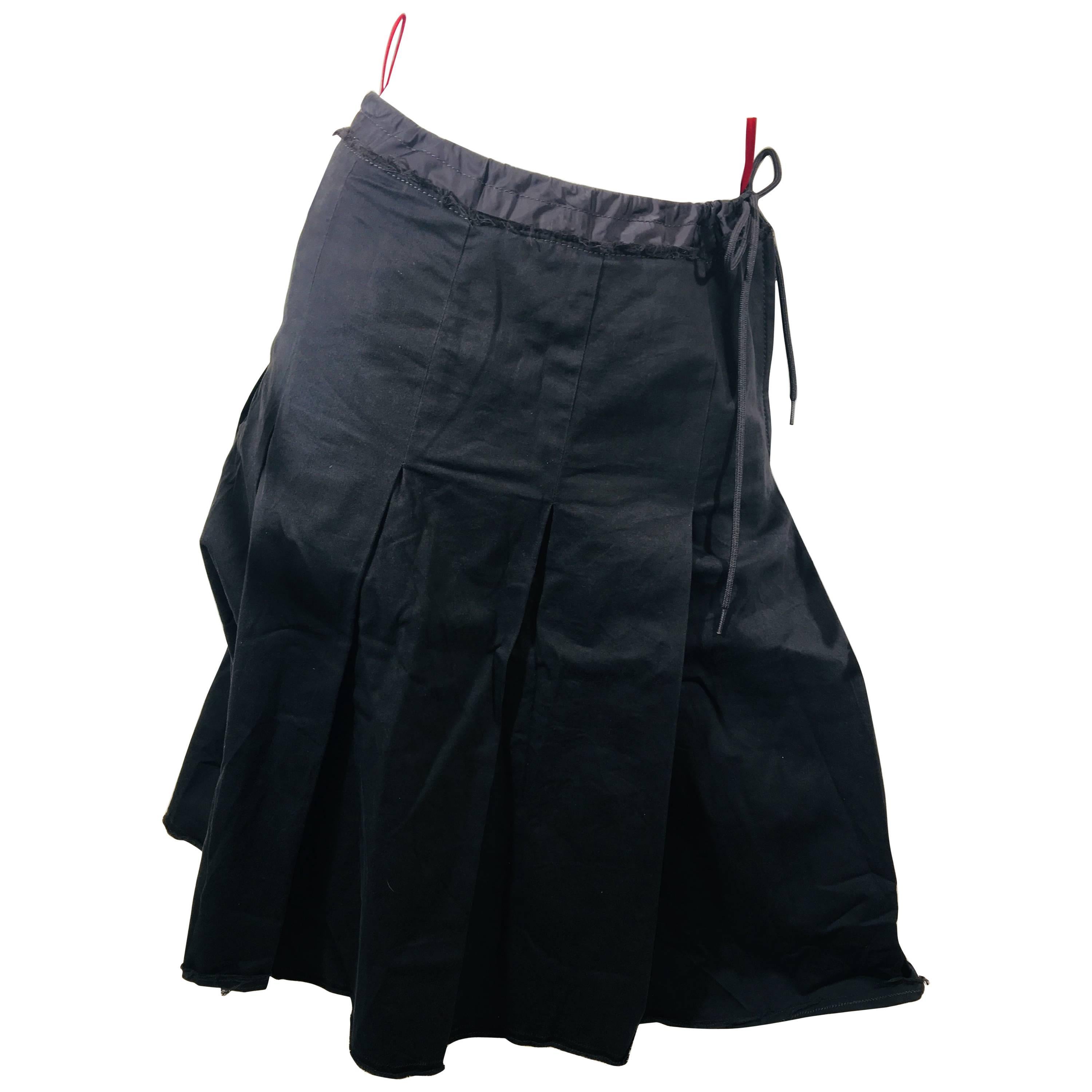 Prada Drawstring Skirt