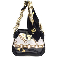 Louis Vuitton Limited Edition Bag Silk and alligatore leather black, 2006 