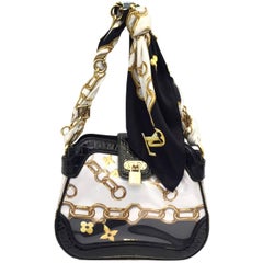 Louis Vuitton Limited Edition Bag Silk and alligatore leather black, 2006