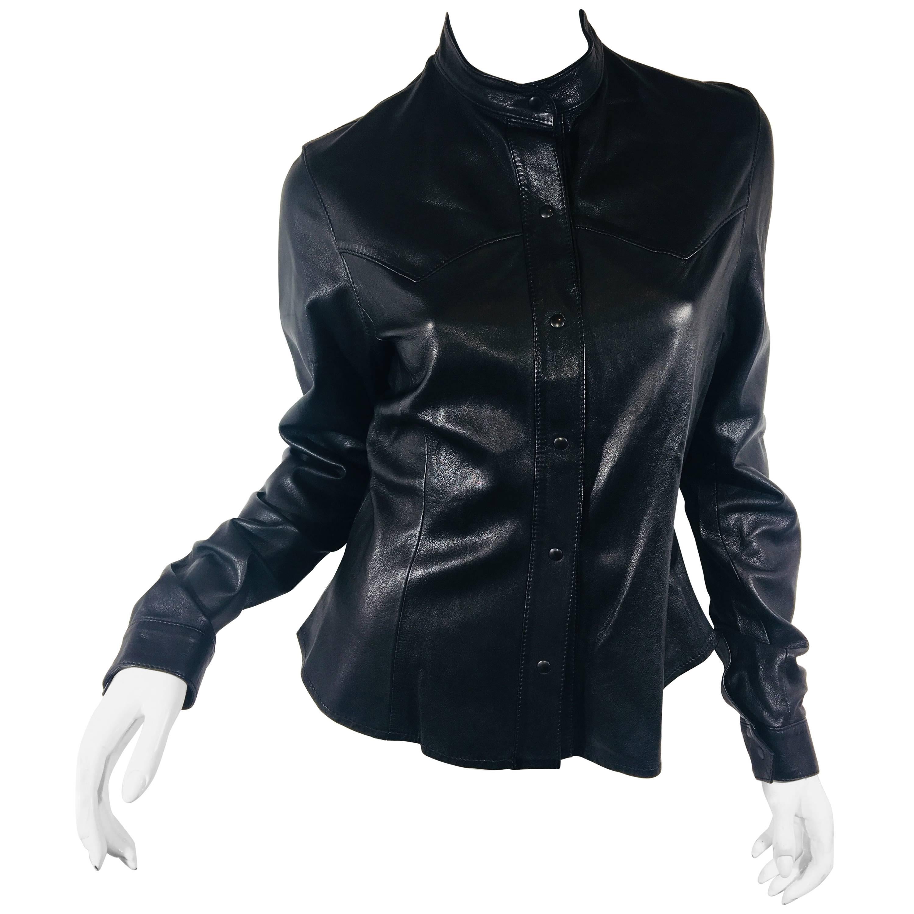 Maxfield Parrish Leather Jacket