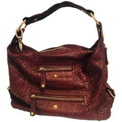 Tods Pashmy Python Bag