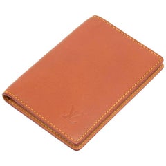 Louis Vuitton Brown Nomade Leather Organizer De Poche Card Case 