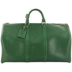 Used Louis Vuitton Keepall Bag Epi Leather 50