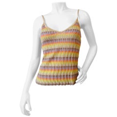 Missoni Wavy Stripe Knit Tank Top 