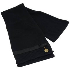 Louis Vuitton Black Wool Scarf 