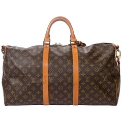 Louis Vuitton Keepall Bandouliere 50 in monogram canvas