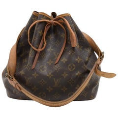 Vintage Louis Vuitton Petit Noe Monogram Canvas Shoulder Bag 