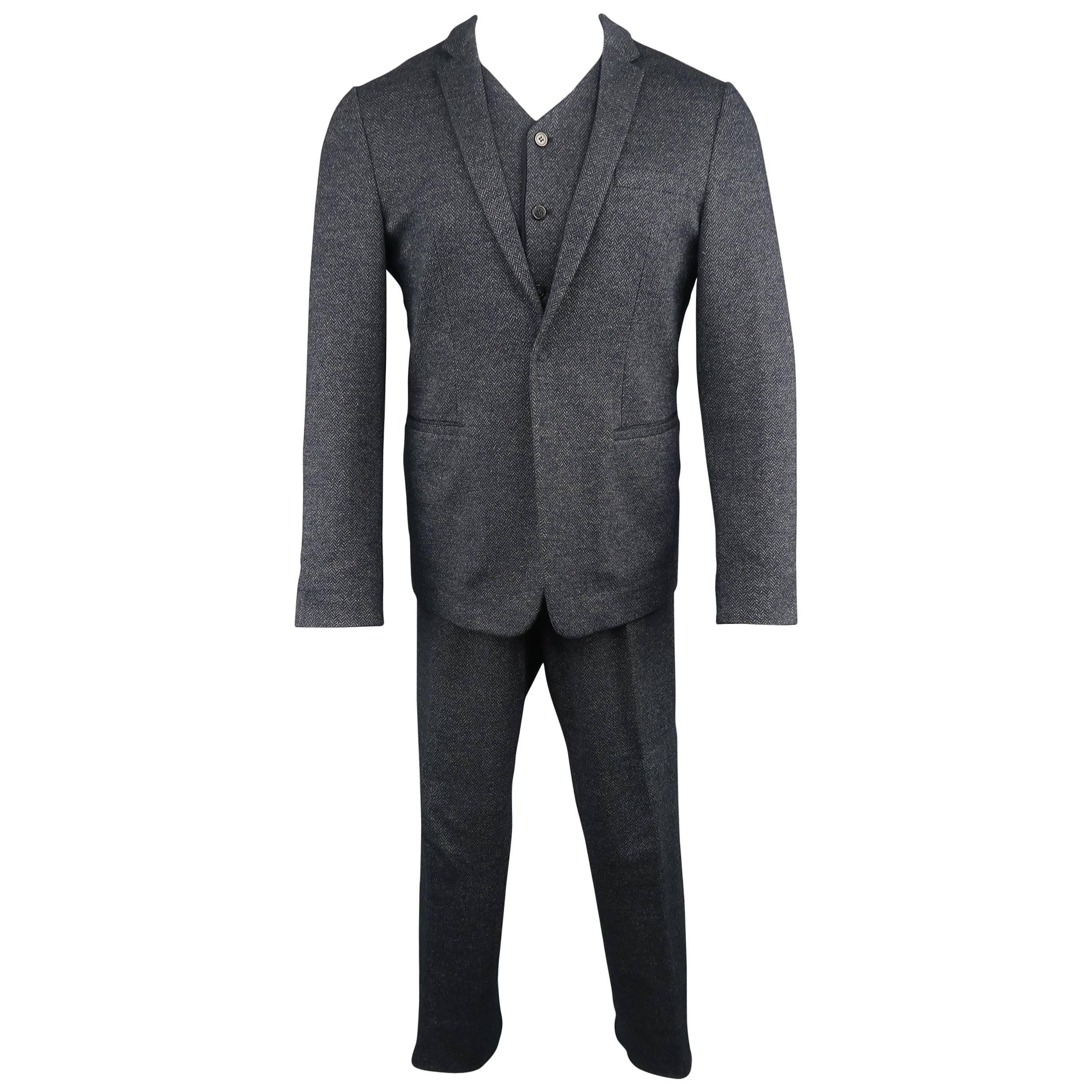 armani three piece suit