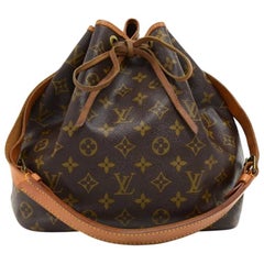 Vintage Louis Vuitton Petit Noe Monogram Canvas Shoulder Bag 