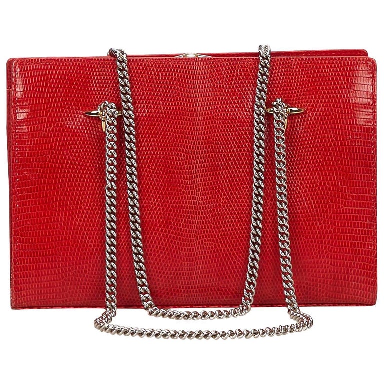 Valentino Red Leather Chain Bag At 1stdibs Valentino Red Leather Chain Bag For