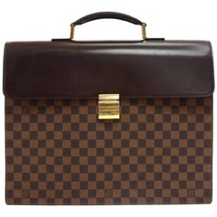Louis Vuitton Altona GM Ebene Damier Briefcase Bag 
