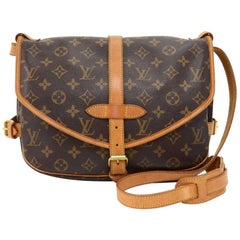 Louis Vuitton Vintage Saumur 30 Monogram Canvas Shoulder Bag 