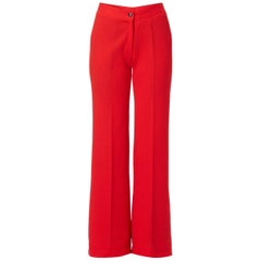 Red trousers, circa 1972