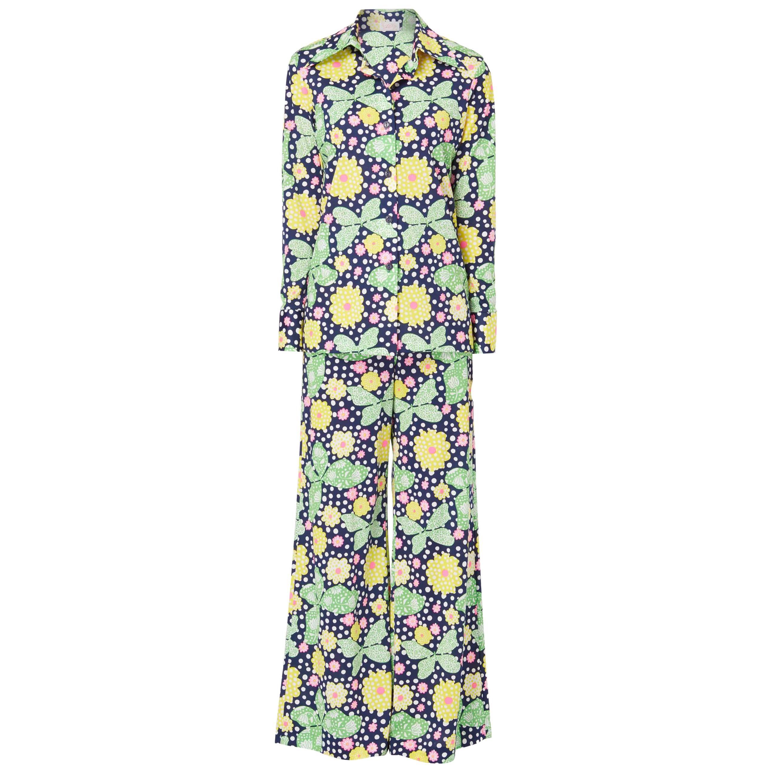 Lilly Pulitzer, floral ensemble, circa 1968 For Sale