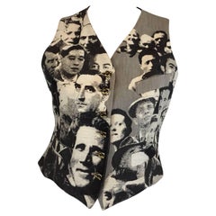 Jean Paul Gaultier Faces Vest Eye Buttons