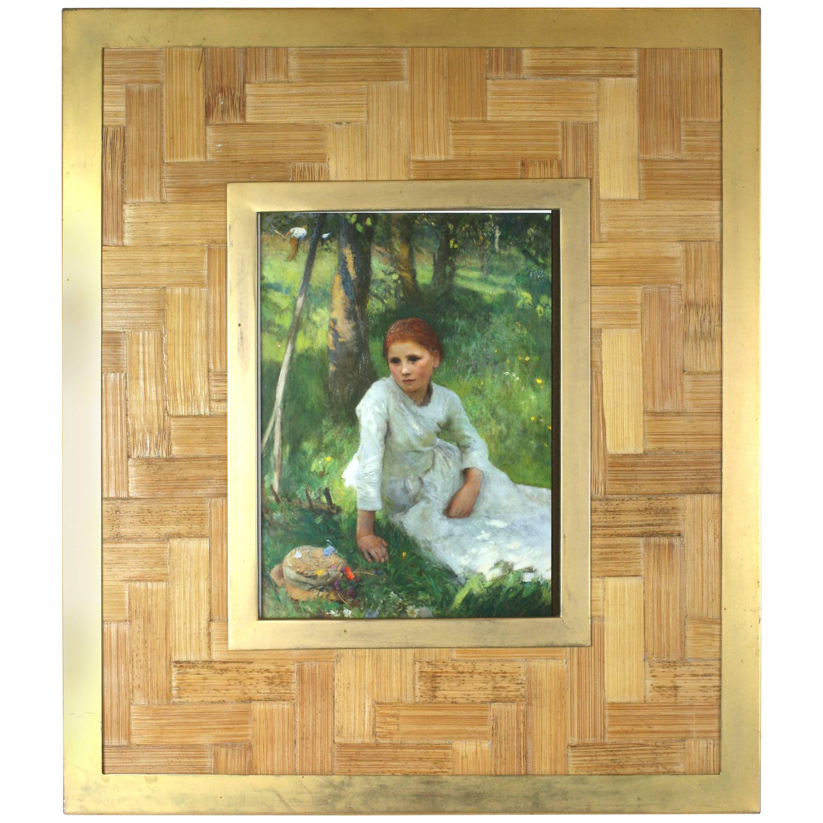 Bottega Veneta Woven Bamboo Picture Frame 