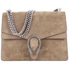 Used Gucci Dionysus Handbag Suede Medium
