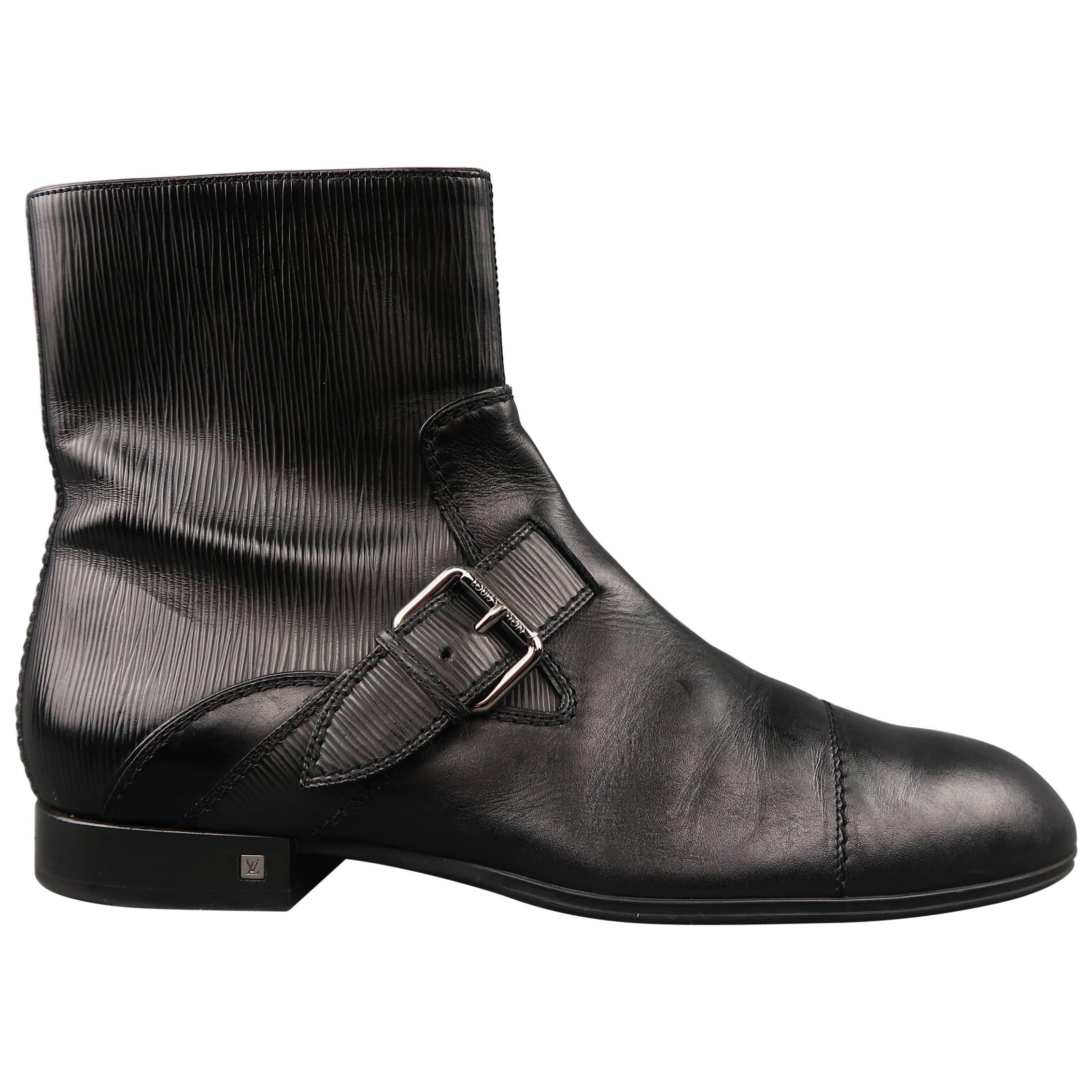 Black Louis Vuitton Boots Men - 4 For Sale on 1stDibs