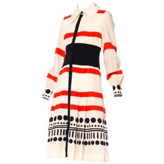 1960s Louis Feraud Mod Op-Art Dress