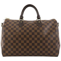Louis Vuitton Speedy Bandouliere Bag Damier 35