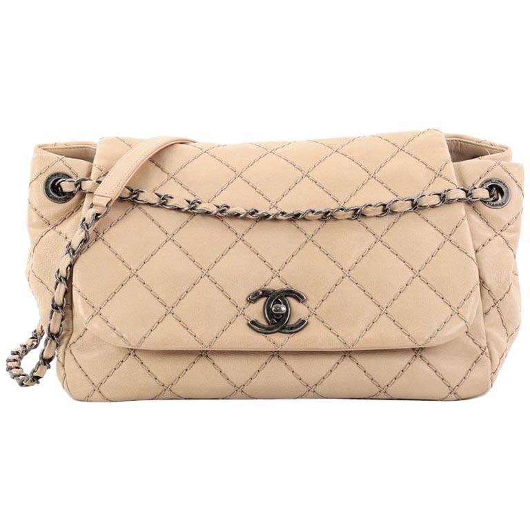 CHANEL, Bags, Chanelclassic Single Flap Quilted 24k Ghw Jumbo Caviar  Leather Shoulder Bag