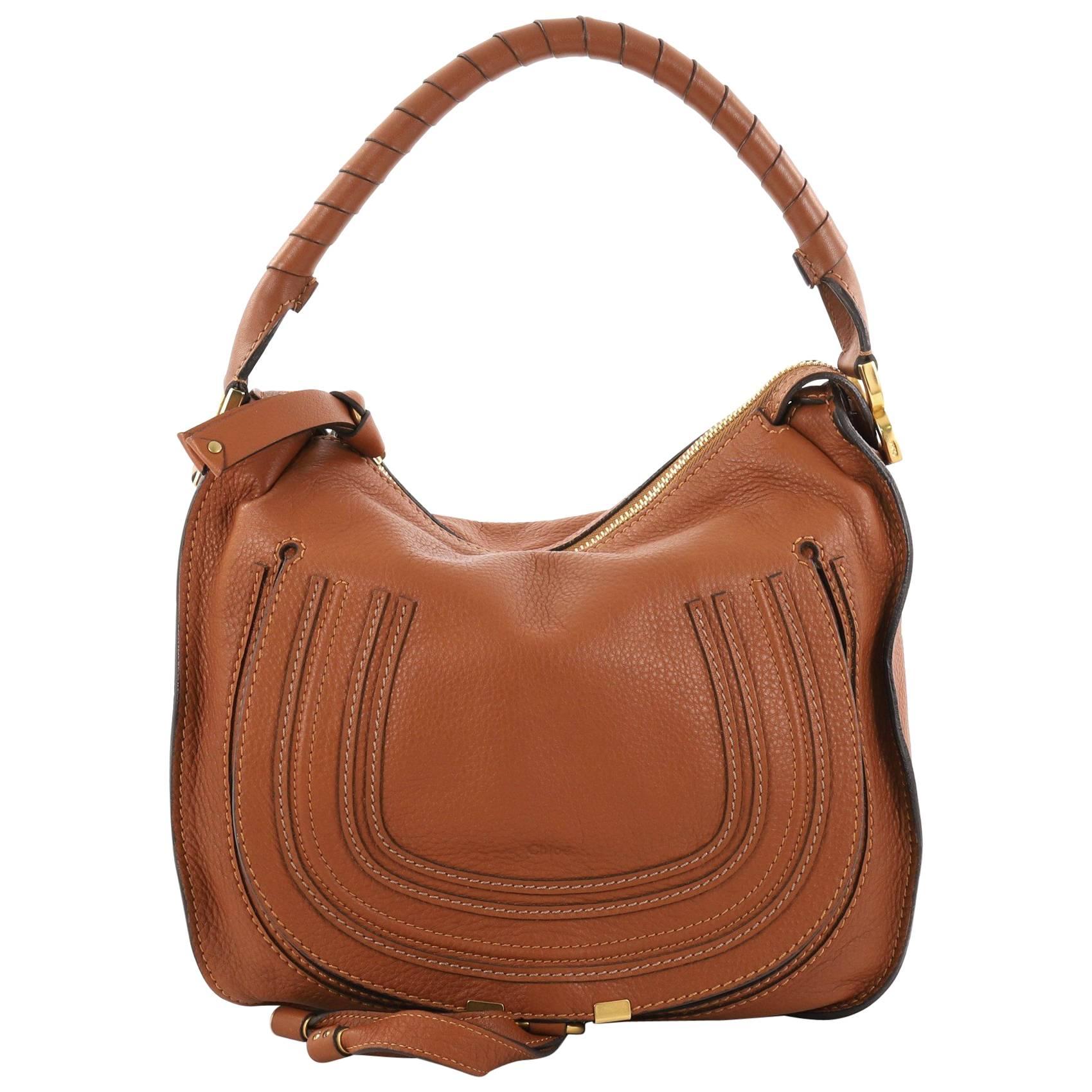  Chloe Marcie Hobo Leather Medium