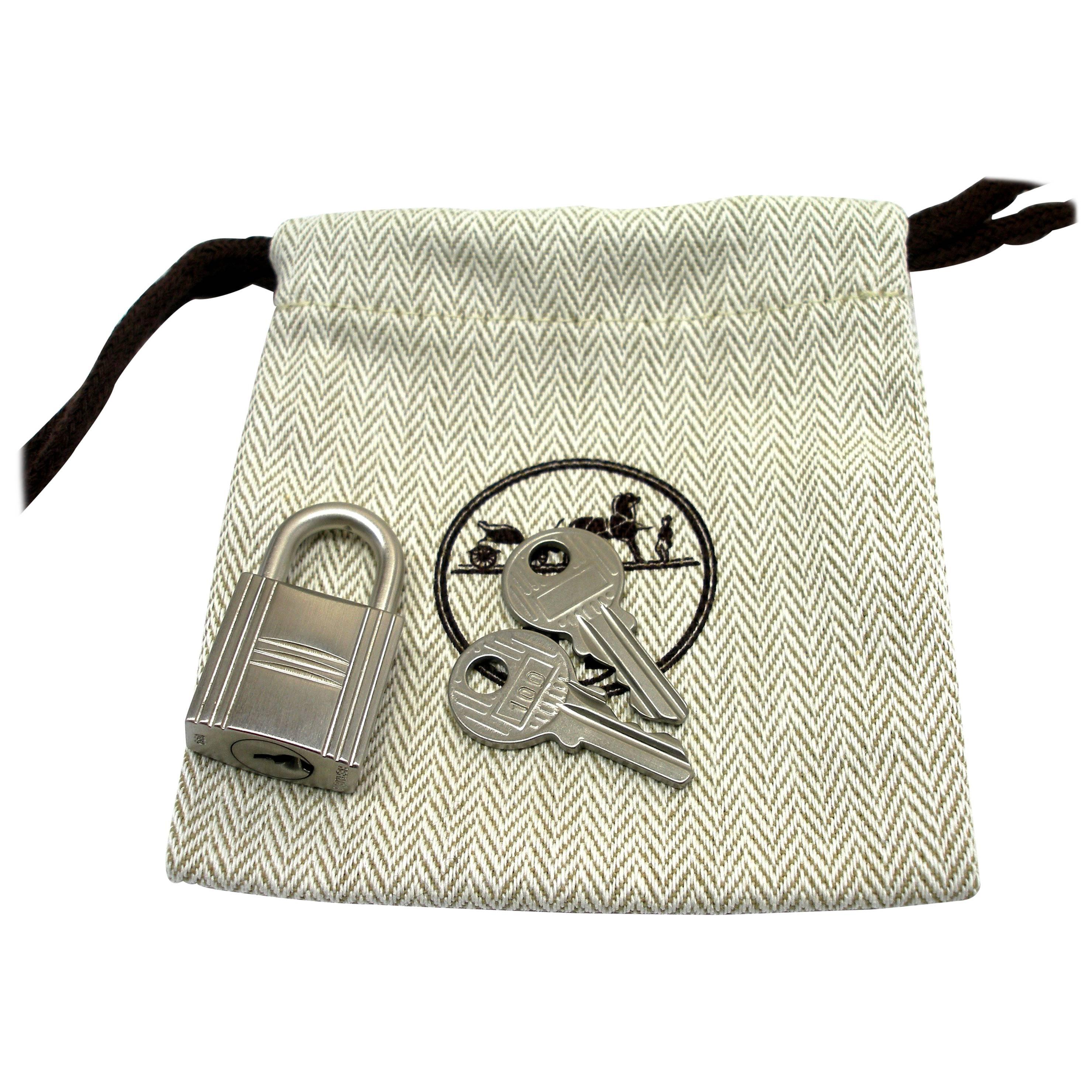  Hermès Cadenas  Lock & 2 Keys For Birkin or Kelly bag  / BRAND NEW