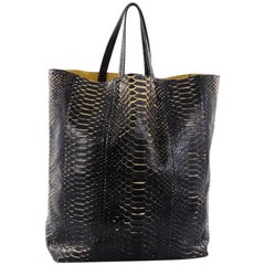 Celine Vertical Cabas Tote Python Large