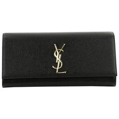 Saint Laurent Classic Monogram Clutch Leather Medium