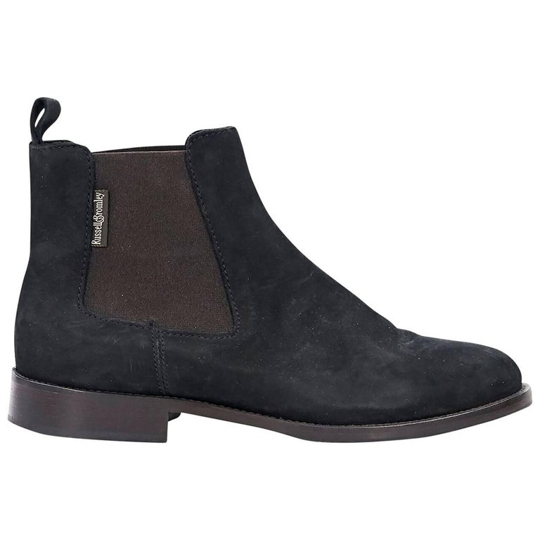 Black Russell and Bromley Suede Chelsea Boots For Sale at 1stDibs | bromley  boots, russell and bromley sale