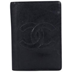 Chanel Vintage Black Credit Card Holder
