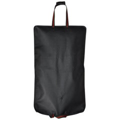 Gucci 1990s Black Monogram Canvas Garment Bag/Carrier
