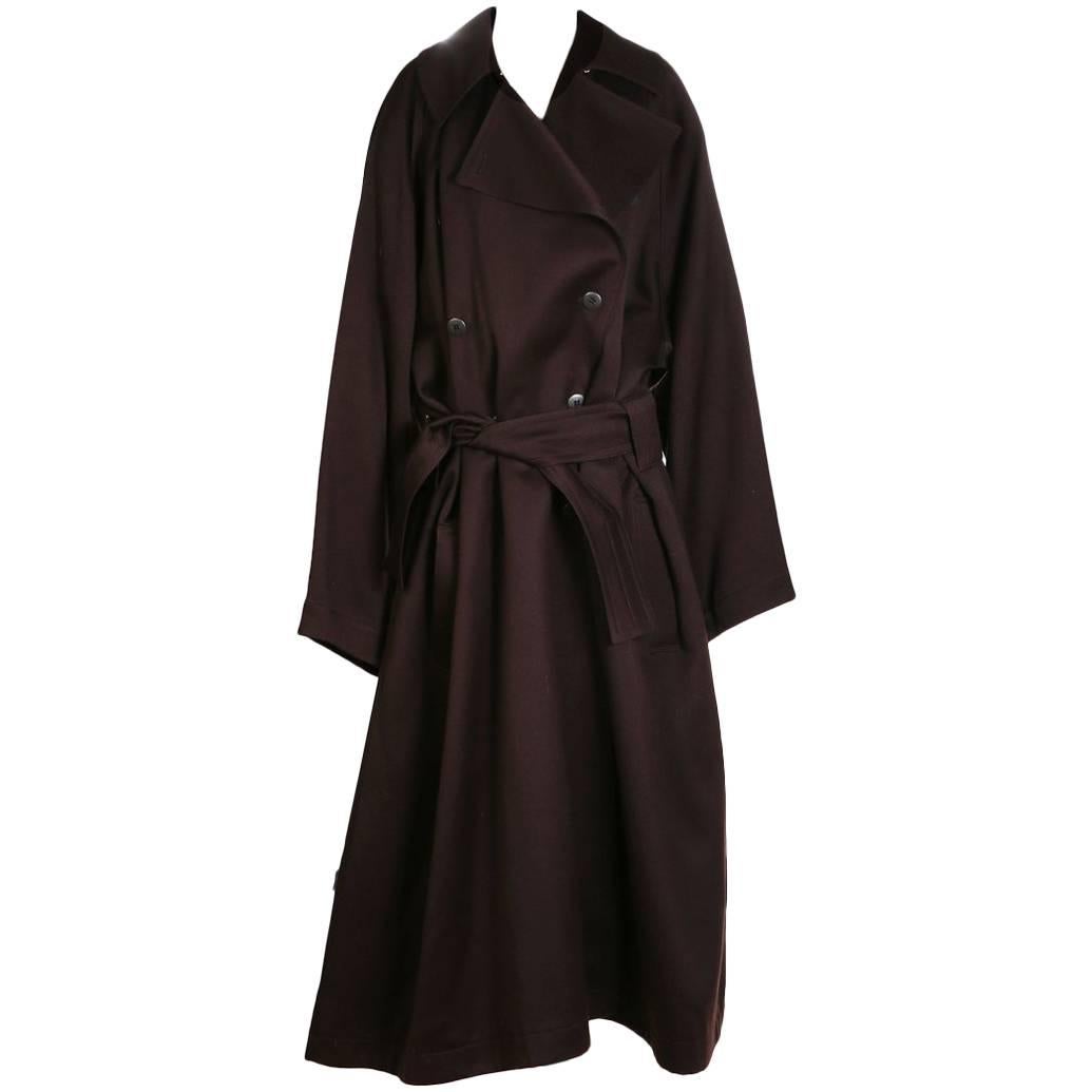 Alaia Double Breasted Oversized Wool Coat