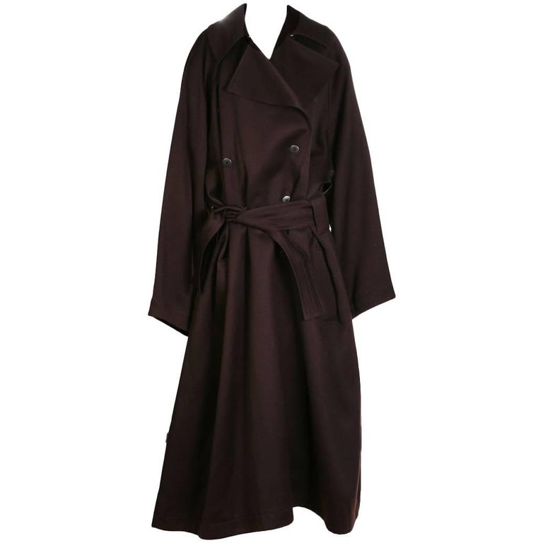 Alaia Double Breasted Oversized Wool Coat at 1stDibs