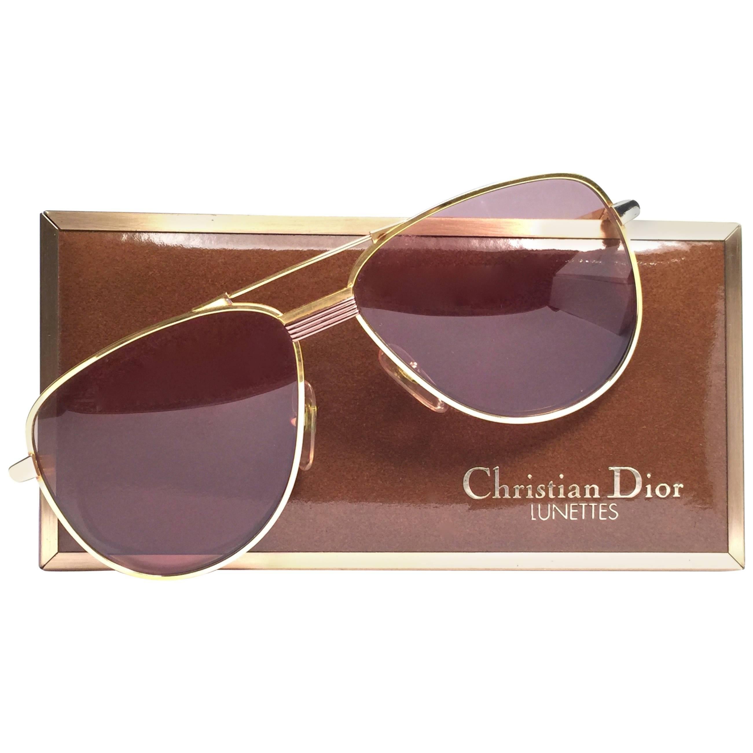 Christian Dior Monsieur Titanium Gold Optyl Germany Sunglasses