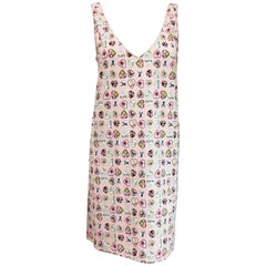 Chanel Casual Heart Charms Pink Sleeveless Dress