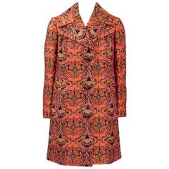 Jean Hercey Haute Couture Brocade Coat