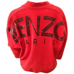 Contemporary Kenzo Paris Red Logo Sweatshirt