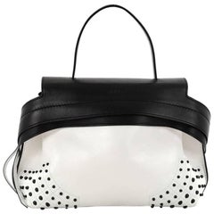 Tod's Studded Convertible Wave Bag Leather Small