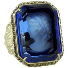 Murano Glass Bronze Fashion Ring by Patrizia Daliana