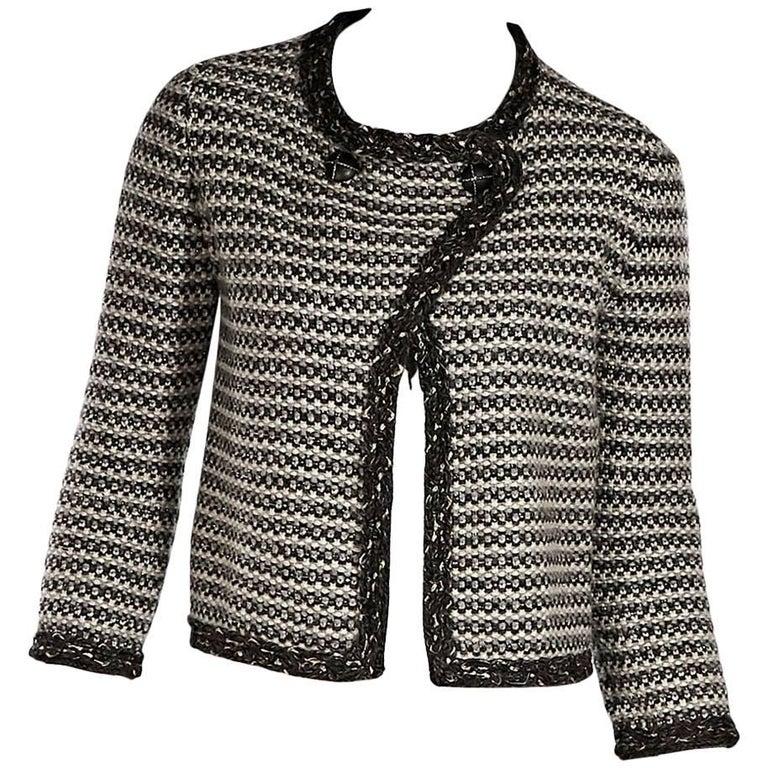 Chanel Multicolor Cashmere-Blend Cardigan For Sale at 1stDibs | chanel ...