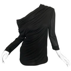 Cardinali Original 1972 Muestra Primavera Jersey Seda Blusa Grecian Vintage Años 70