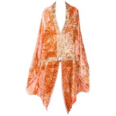 Silk Velvet Cocoon Kimono